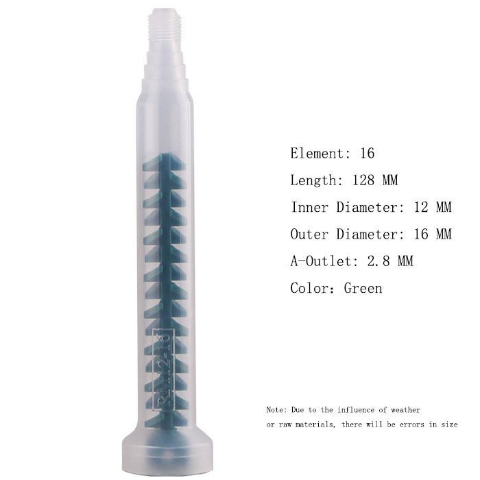 RM12-16 Dynamic Epoxy Mixing Nozzle Green