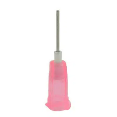 Aluminum Hub Dispensing Tip Pink