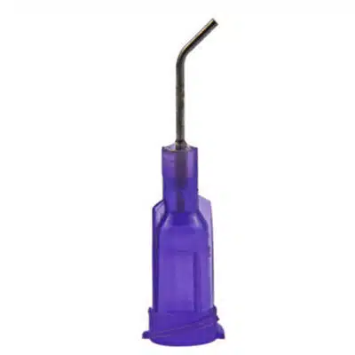 Angled Syringe Tip,21 Gauge, Purple, 45 Degrees
