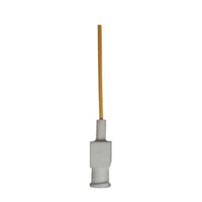 Corrosion Resistant Dispensing Needle, 20 Gauge, Yellow