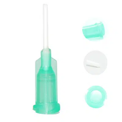 Flexible Dispensing Tip, 18 Gauge, Green