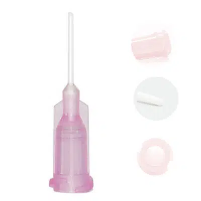 Flexible Dispensing Tip, 20 Gauge, Pink