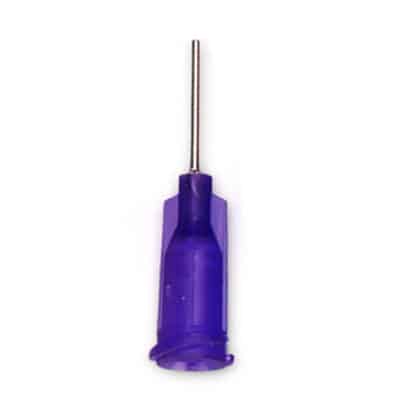 Blunt Dispensing Needle, 21 Gauge, Purple