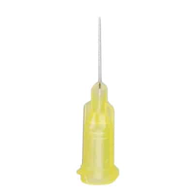 Blunt Dispensing Needle, 32 Gauge, Yellow