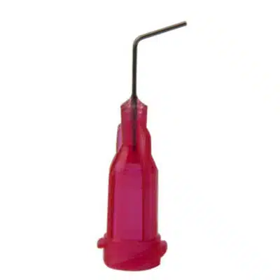 Angled Syringe Tip,25 Gauge, Red, 45 Degrees