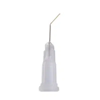 Angled Syringe Tip,27 Gauge, Clear, 45 Degrees
