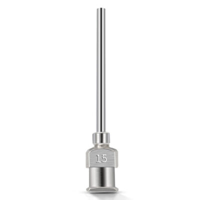 Stainless Steel Dispensing Tip, 15 Gauge, 25.4mm