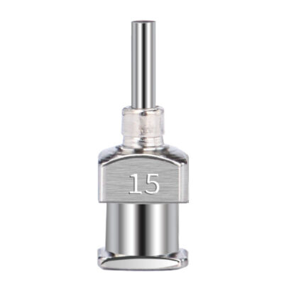 Stainless Steel Dispensing Tip, 15 Gauge, 6.35mm