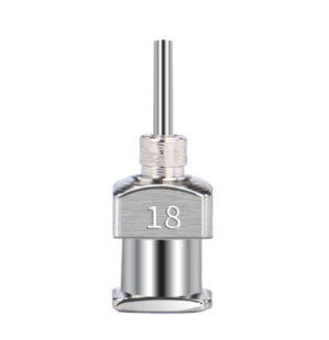Stainless Steel Dispensing Tip, 18 Gauge, 6.35mm