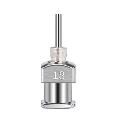 Stainless Steel Dispensing Tip, 18 Gauge, 6.35mm