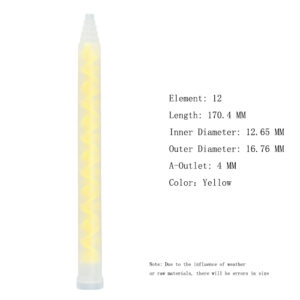 B26 Bell Mouth Epoxy Mixing Nozzle Details