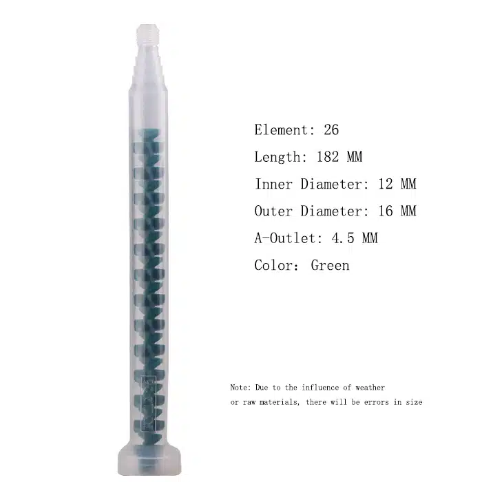 D4 Adhesive Mixing Nozzle D4 mixing nozzle green