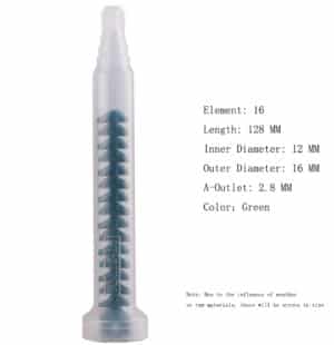 RM12-16 Dynamic Epoxy Mixing Nozzle Green