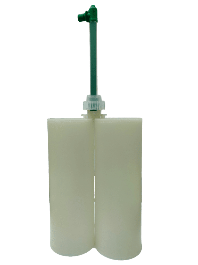 Dual Cartridge Syinge Barrel With Static Mixing Nozzle