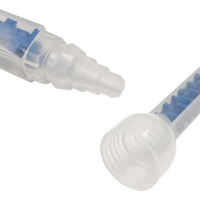 Blue Square Static Mixing Nozzles