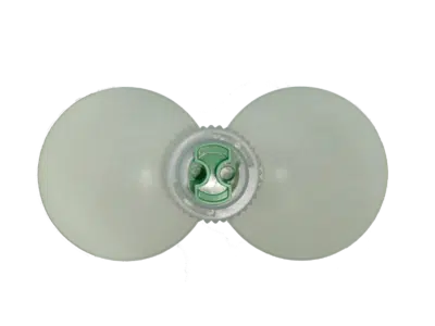 top of 1500ml dual cartridge syinge barrel