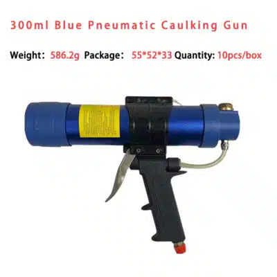 300ml Blue Pneumatic Caulking Gun Details