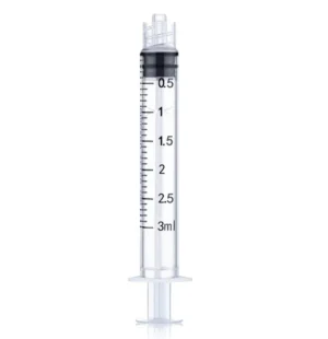 3cc luer lock industrial syringe