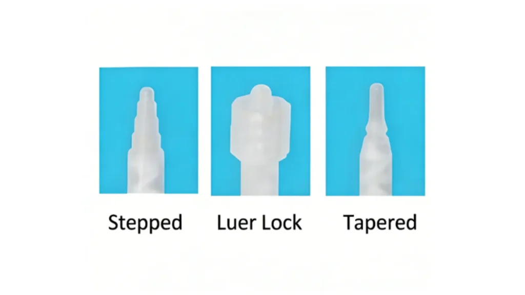 tip types of static mixing nozzles