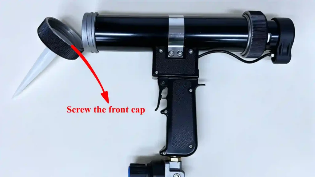 Load a Pneumatic Caulking Gun