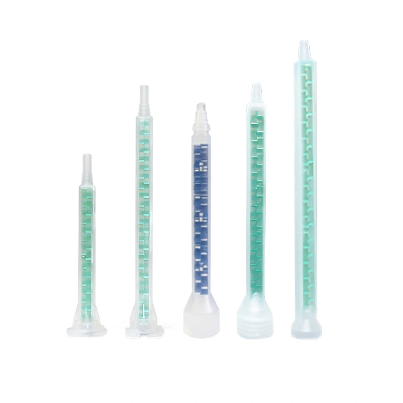 Square Mixing Nozzles for 2K Adhesive Cartridges